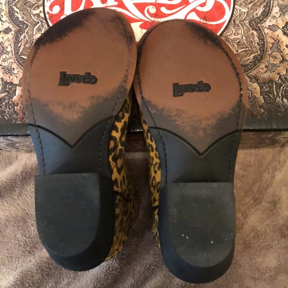 Women’s Laredo Leopard print cowboy boots … size 7.5 - Picture 4 of 7
